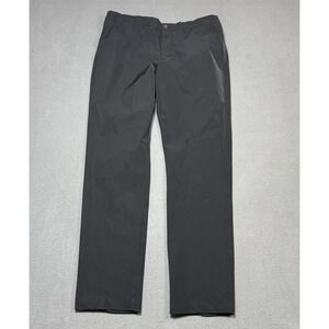 Prada Milano Black Nylon Technical Trousers Mens 48 (32x30) Made In Italy